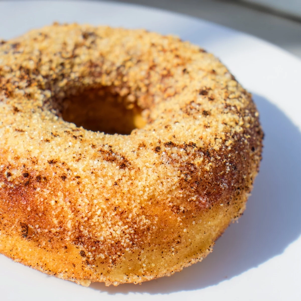 Freshly baked Delicious Baked Cinnamon Sugar Donuts You Can’t Resist, glistening with melted butter and cinnamon sugar.