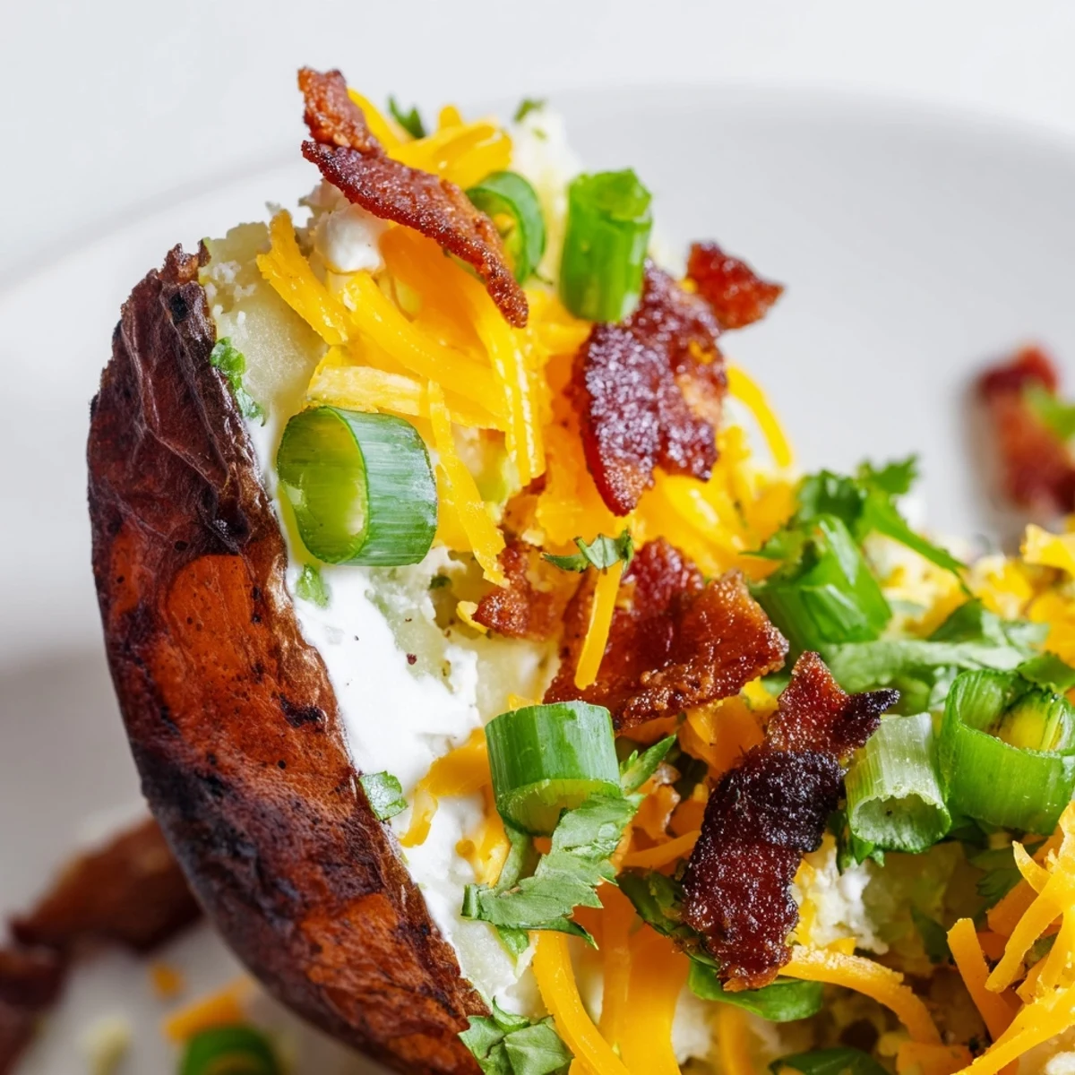 Roasted golden potatoes tossed in creamy dressing for Jalapeno Popper Roasted Potato Salad.