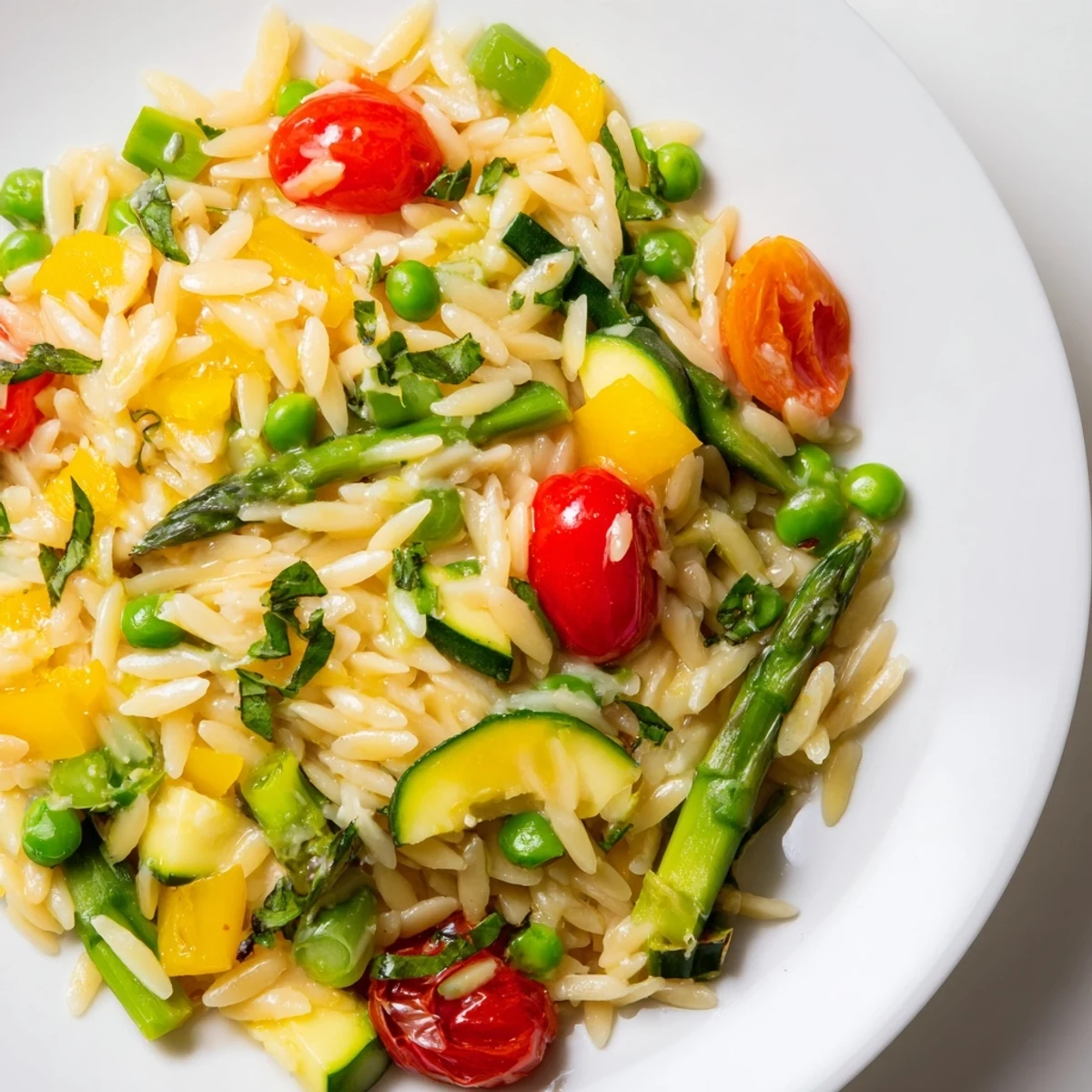 Orzo Primavera Italian Pasta