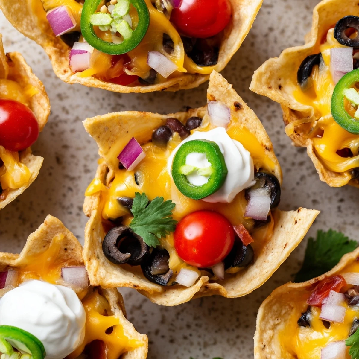 Cheesy Nacho Cups