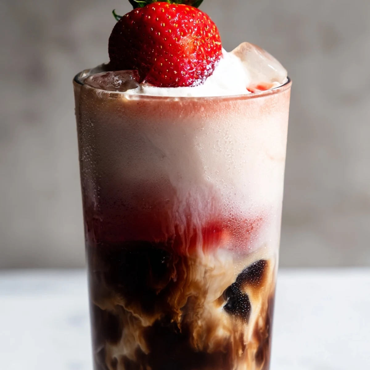 Strawberry Cream Cold Latte