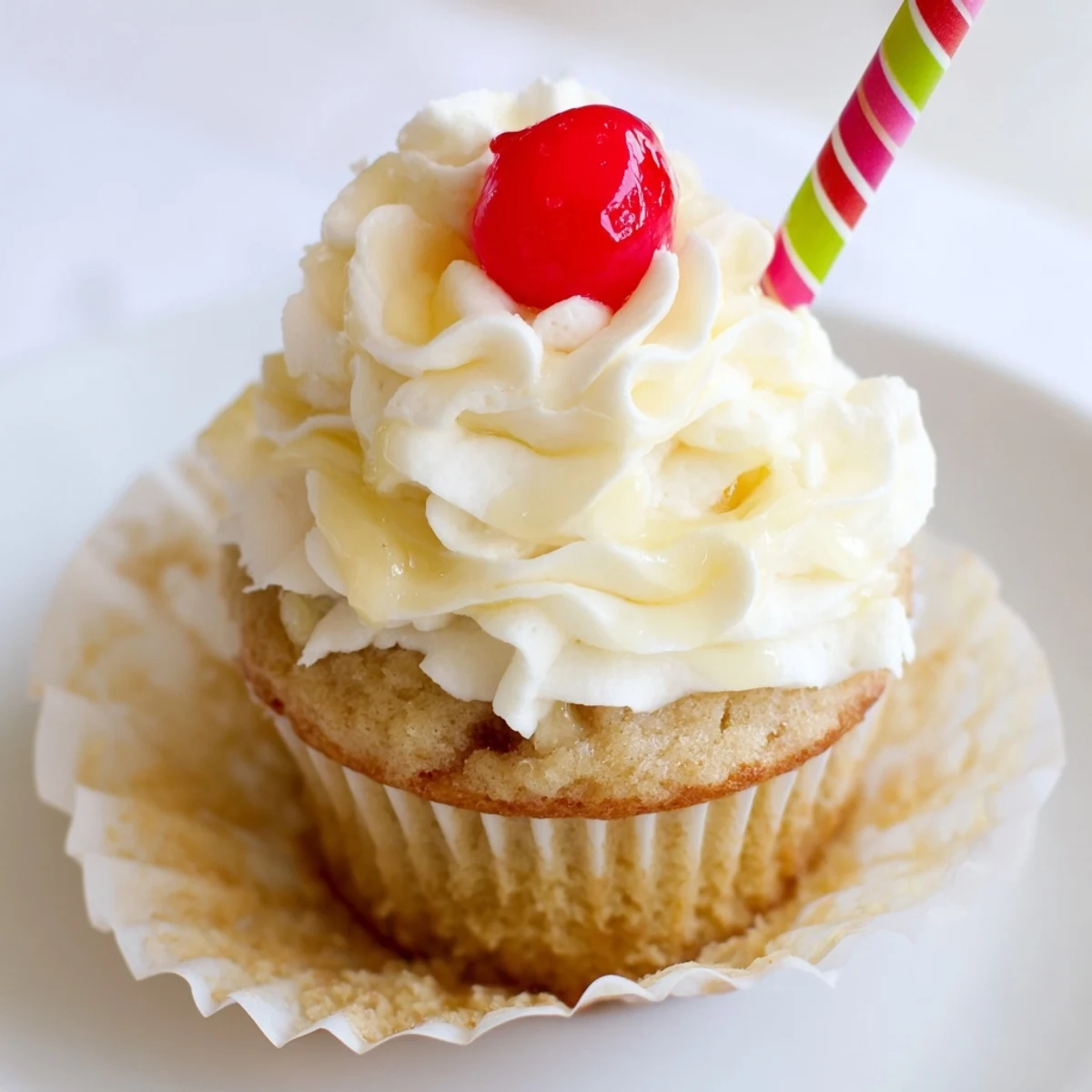 Banana Milkshake Cupcakes
