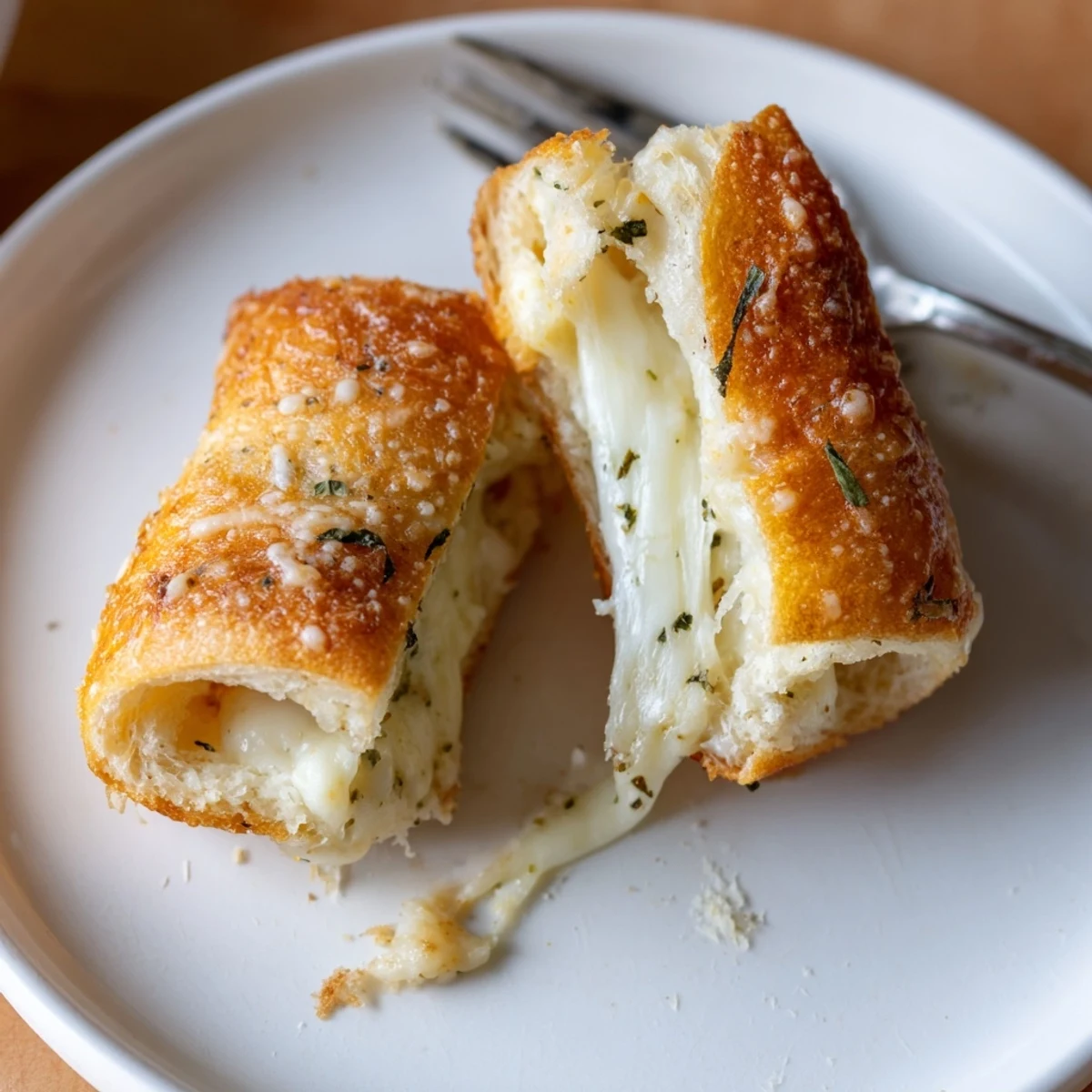 Warm Crispy Cheesy Roll Ups beside tangy marinara, crunchy exterior, melty interior