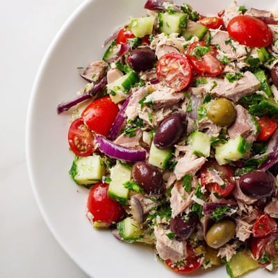 Simple Mediterranean Tuna Salad