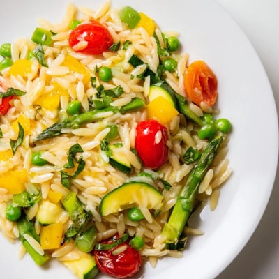 Orzo Primavera Italian Pasta
