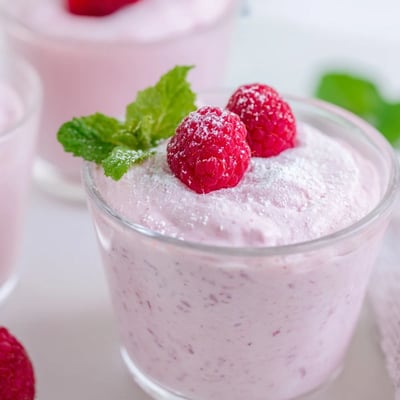Fresh Raspberry Cloud Mousse