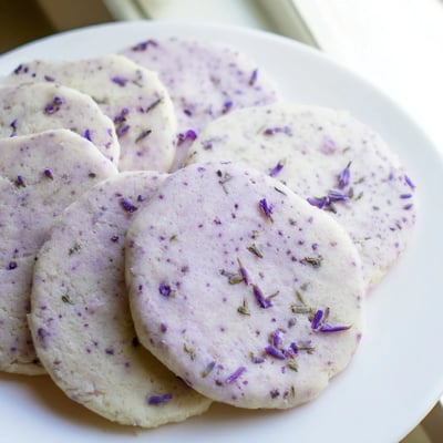 Lilac Sugar Cookies