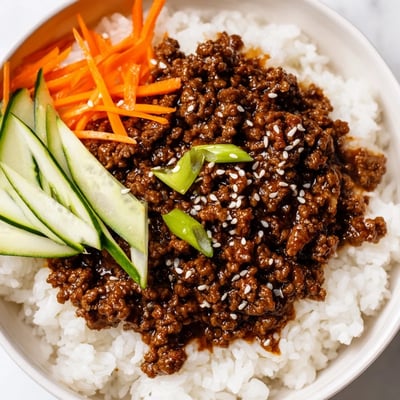 Korean Ground Beef Bowl